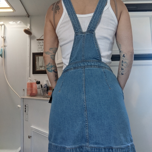 New❤️Wild Fable Zip Up Overall mini Dress sz XS - Picture 9 of 10